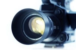 Professional camera lens for event videography